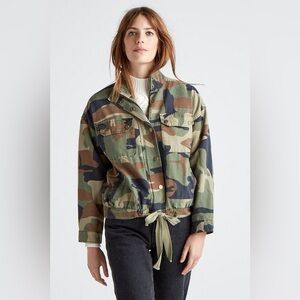 Lucky Brand Camo Utility Jacket. Size XS.